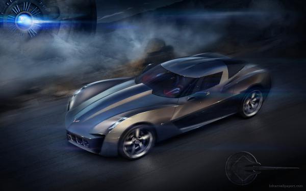 Free chevrolet corvette stingray concept wallpaper download