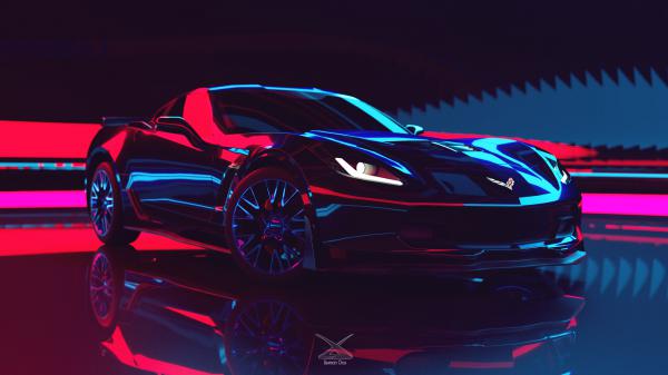 Free chevrolet corvette z06 cgi 4k wallpaper download