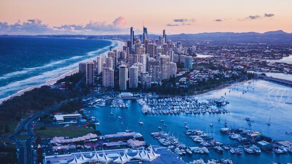 Free city of gold coast queensland australia 4k 5k wallpaper download