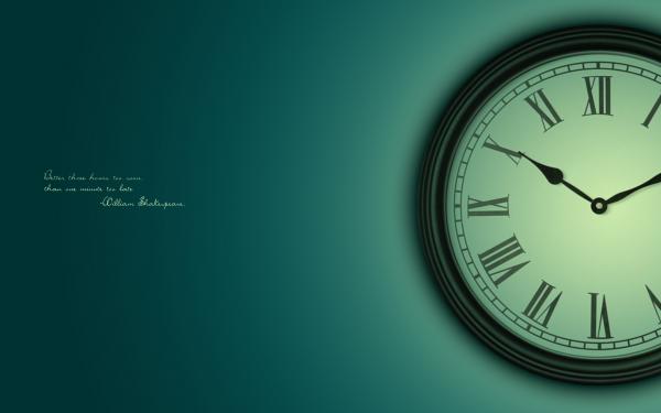 Free clock wallpaper download