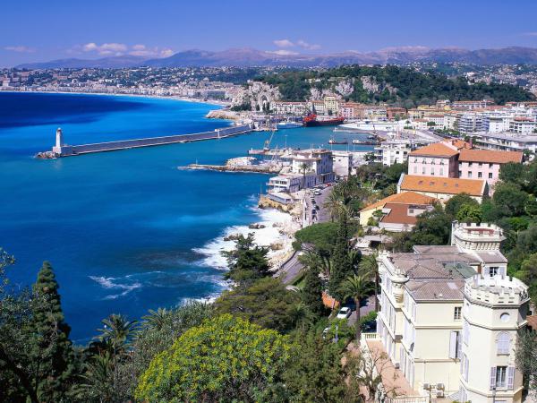 Free coastal view nice france wallpaper download