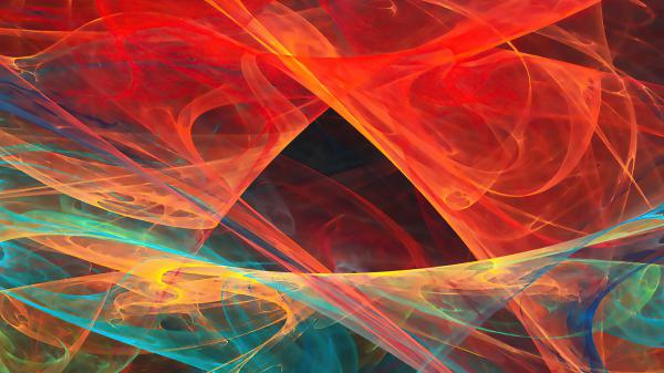 Free color wave abstract painting 4k hd abstract wallpaper download