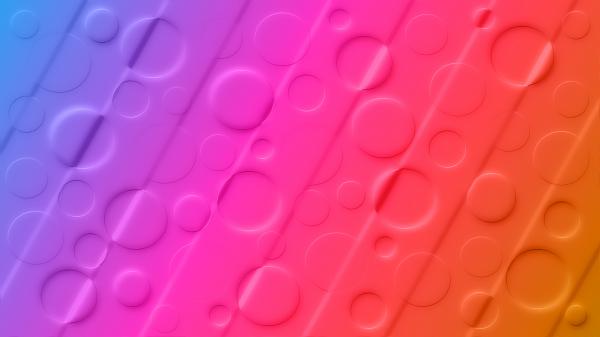 Free colorful artistic gradient circle hd abstract wallpaper download