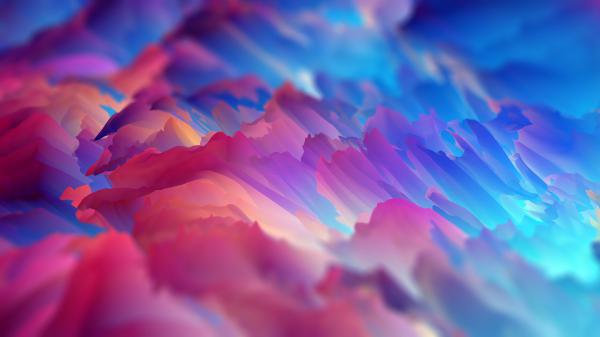 Free colorful clouds wallpaper download