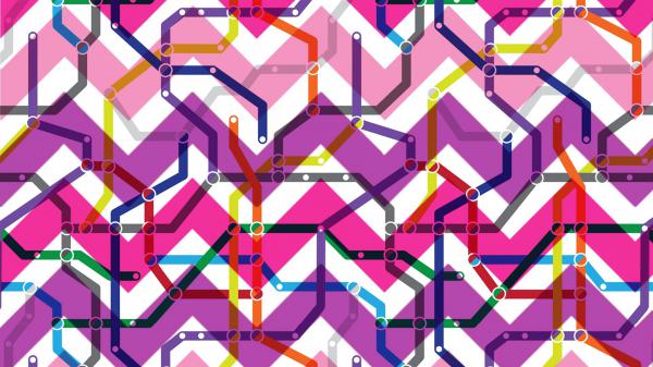 Free colorful geometry pink purple yellow zigzag hd abstract wallpaper download