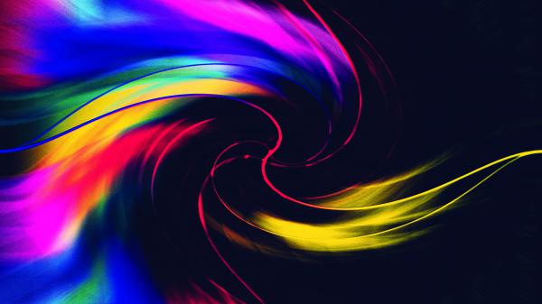 Free colorful pink yellow blue red swirl 4k hd abstract wallpaper download