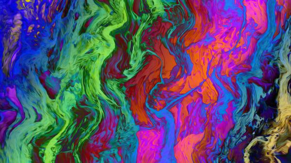 Free colorful rainbow digital art hd abstract wallpaper download