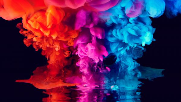 Free colorful smoke 4k 3 wallpaper download