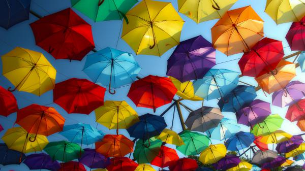 Free colorful umbrellas 4k 2 wallpaper download