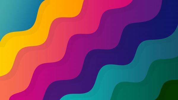 Free colorful wave 4k 5k hd abstract wallpaper download