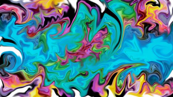 Free colorful waves hd abstract wallpaper download