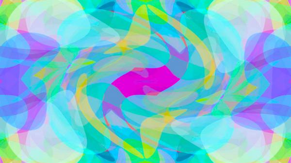 Free colors blue yellow pink and green pastel wave hd abstract wallpaper download