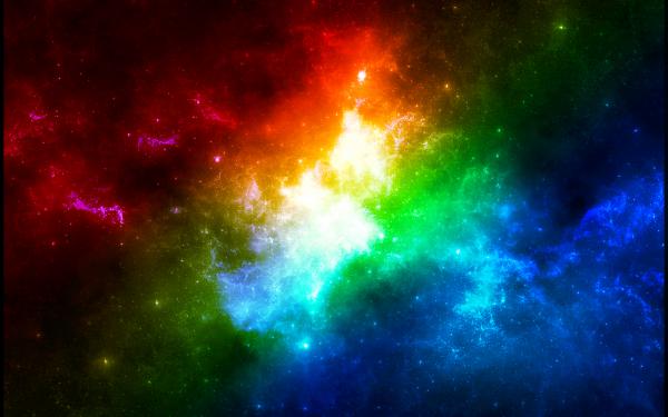 Free colors in space wallpaper download