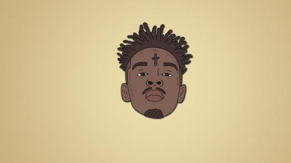 Free comic picture of 21 savage in yellow background hd 21 savage wallpaper download