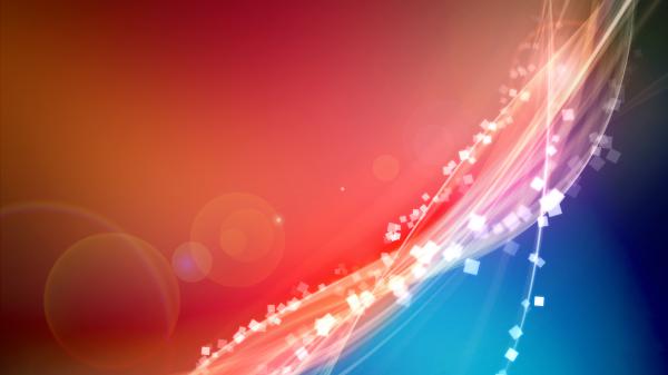 Free cool orange and blue lines hd abstract wallpaper download