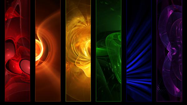 Free cool red orange yellow green blue rectangle hd abstract wallpaper download