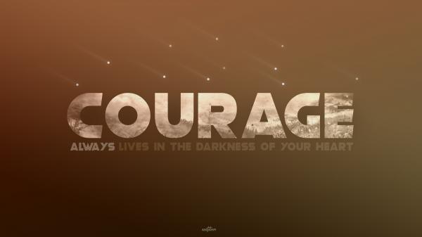 Free courage always lives in the darkness of your heart 4k hd inspirational wallpaper download