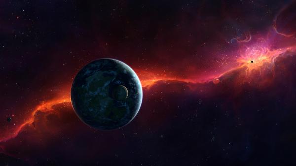 Free crimson space 4k wallpaper download