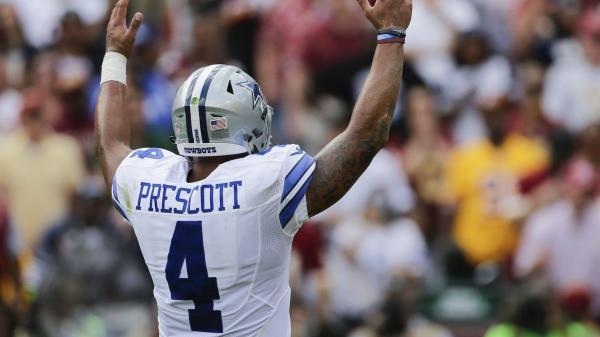 Free dak prescott is showing hands up to people hd dak prescott wallpaper download