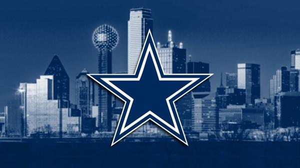 Free dallas cowboys logo in building background hd sports wallpaper download