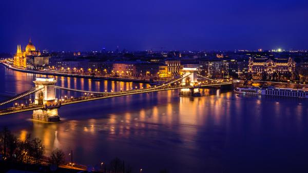 Free danube river hungarian parliament budapest wallpaper download