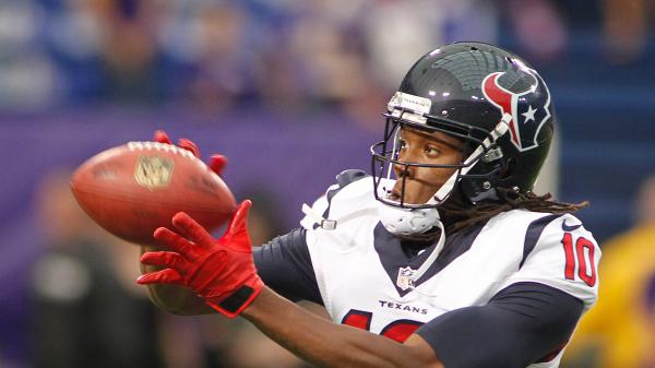 Free deandre hopkins with red baseball wearing red gloves white sports dress and helmet hd deandre hopkins wallpaper download