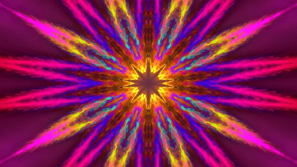 Free digital art artistic colorful pink yellow brown blue colors kaleidoscope hd abstract wallpaper download