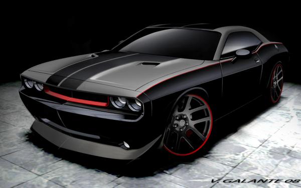 Free dodge challenger back wallpaper download