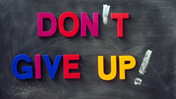 Free dont give up hd motivational wallpaper download