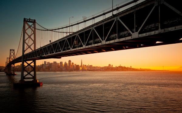 Free downtown bay bridge sa wallpaper download