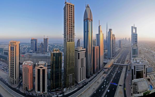 Free downtown dubai widescreen wallpaper download