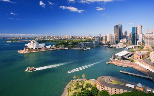 Free downtown sydney australia wallpaper download