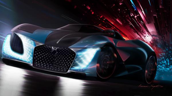 Free ds x e tense concept car 4k wallpaper download