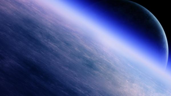 Free earth atmosphere horizon 4k wallpaper download