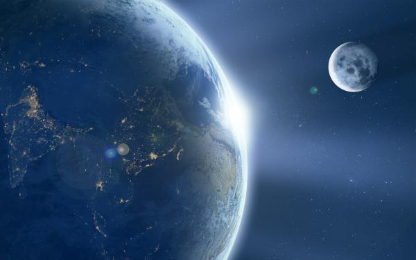 Free earth moon 4k 8k wallpaper download