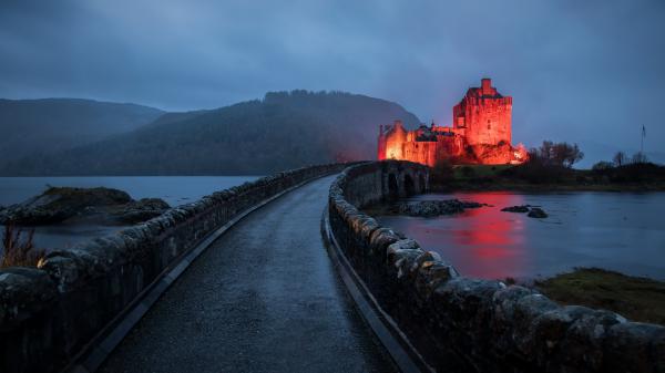 Free eilean donan castle in scotland 4k hd travel wallpaper download