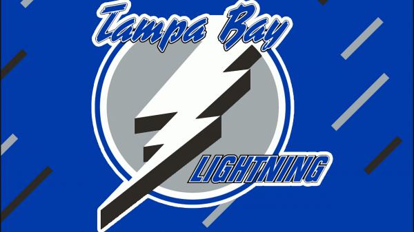 Free emblem logo nhl tampa bay lightning in light blue background basketball hd sports wallpaper download