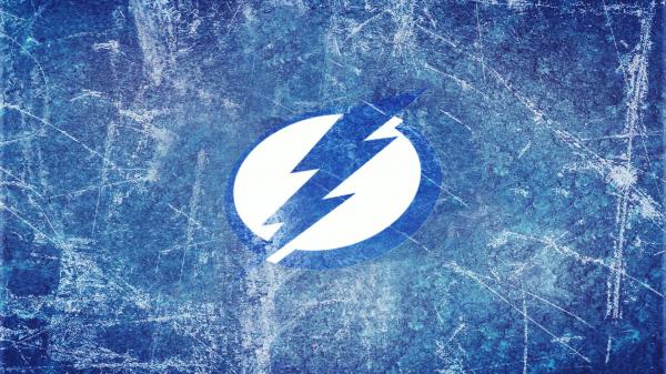 Free emblem logo nhl tampa bay lightning in white and blue mixed background basketball hd sports wallpaper download