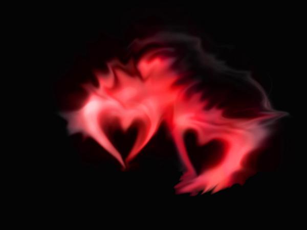 Free eternal hearts wallpaper download