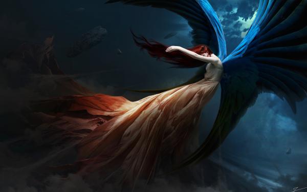 Free fallen angel 4k wallpaper download