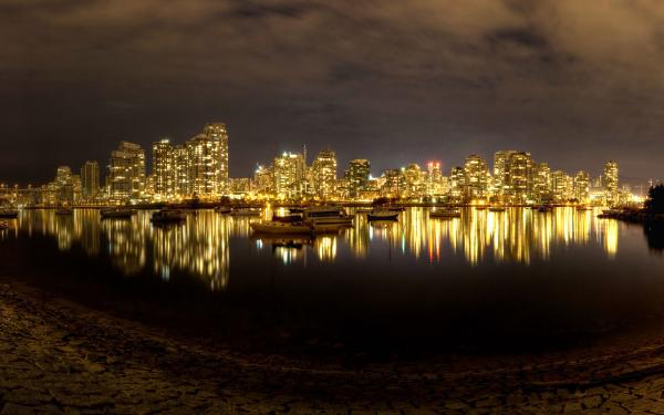 Free false creek at night wallpaper download