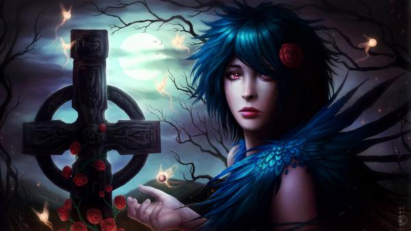 Free fantasy girl 4k 2 wallpaper download