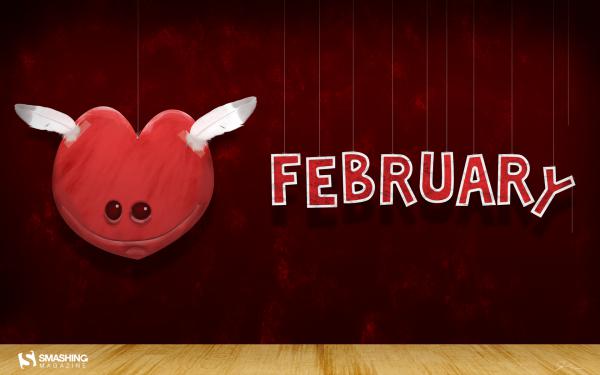 Free february month of love wallpaper download