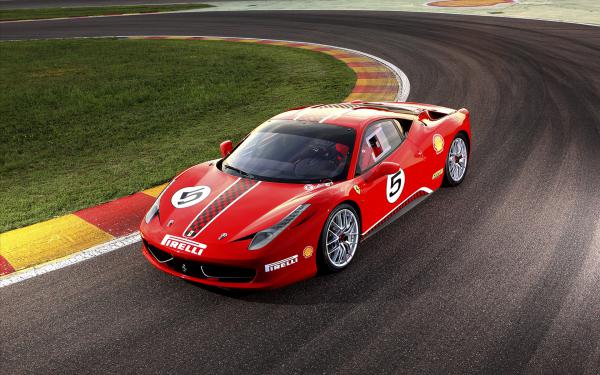 Free ferrari 458 challenge 2011 wallpaper download