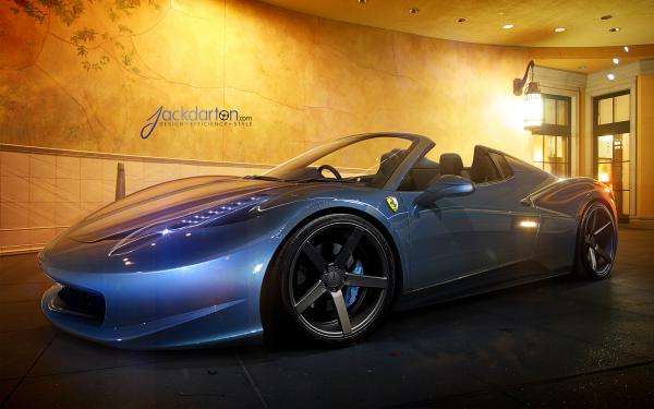 Free ferrari 458 spider wallpaper download