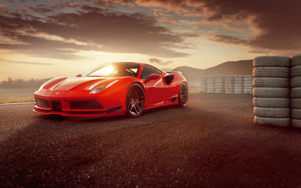 Free ferrari 488 gtb novitec rosso n largo 4k wallpaper download