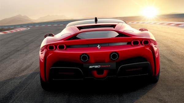 Free ferrari sf90 stradale 2019 hybrid supercar 5k wallpaper download