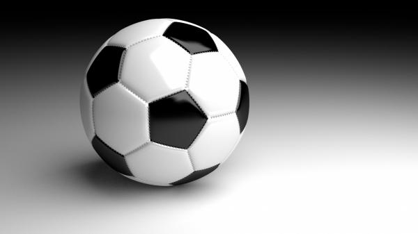 Free football on floor in white black background hd football wallpaper download