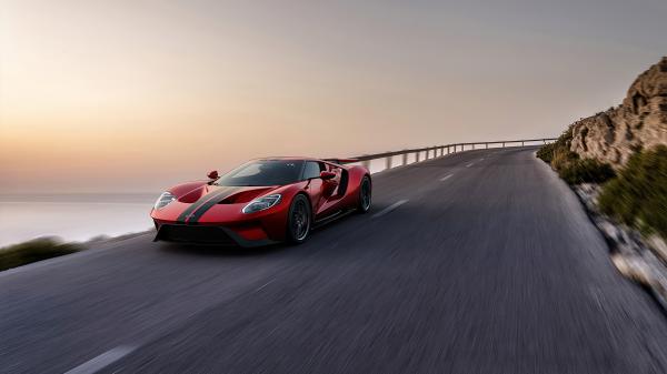 Free ford gt red 4k hd wallpaper download