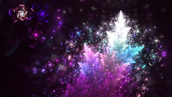 Free fractal flowers apophysis 4k hd abstract wallpaper download